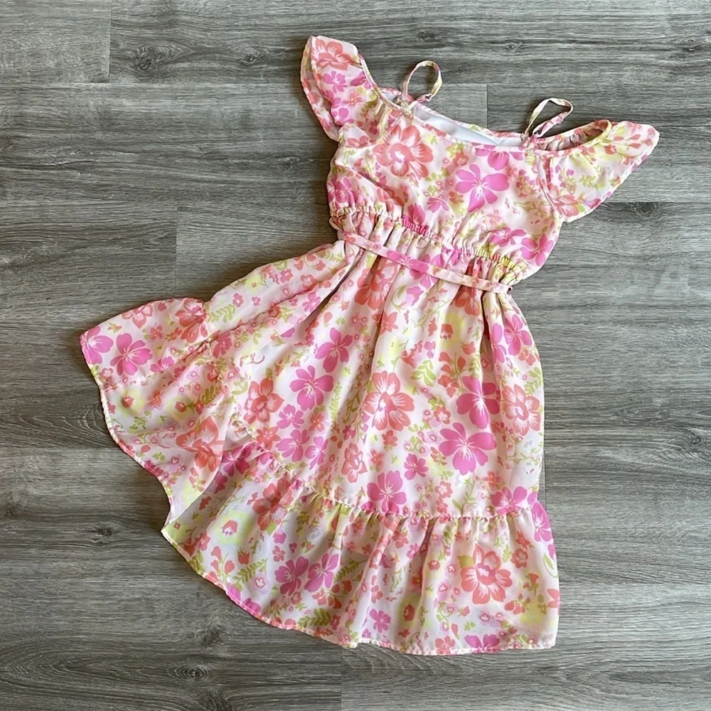 The Children's Place floral print little girls dress